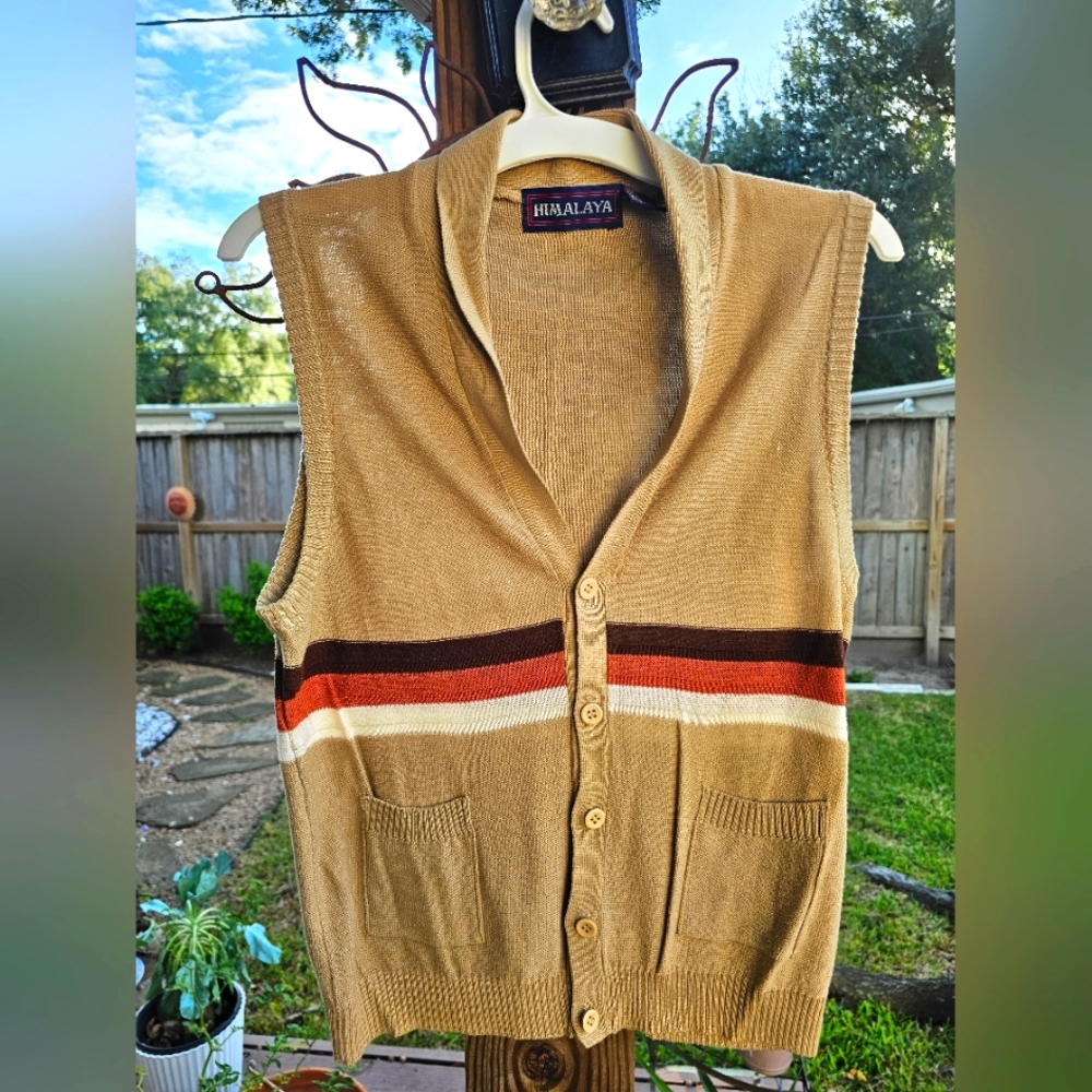 Vintage Himalaya sweater vest M